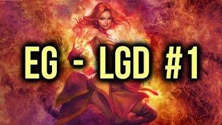 EG (Evil Geniuses) vs LGD Dota 2 Highlights TI5/The International 5 Semifinal Game 1