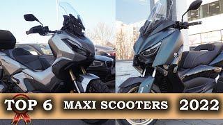 300cc - 400cc TOP 6 Maxi Scooters for 2022