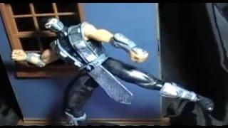Mortal kombat 3 SMOKE custom action figure review by hunter knight customs