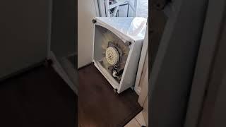 Whirlpool cabrio washer draining slow problem with "Dr" error message on screen.
