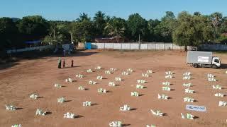 Team MGR Getting Ready To Feed The Poor In Sri Lanka | Raw Drone Aerial | Muslim Global Relief