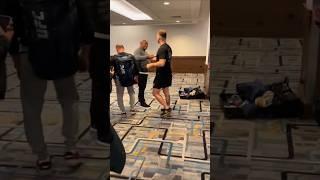 Stipe Miocic runs into Daniel Cormier ahead of UFC 309