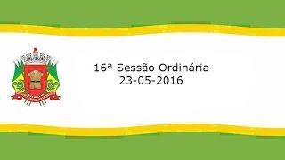 16ª Sessão Ordinária de 2016