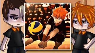 Haikyuu!! React To Hinata Shoyo // Gacha Club