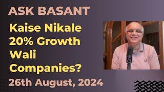 Kaise Nikale 20% Growth Wali Companies?