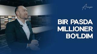 Bir pasda millioner bo'ldim | Alisher Avazov