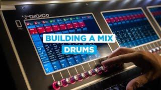 Live Sound - Building a Mix - Drums | Ryan Dowdall | Digico S31 | Waves SG | Worship Broadcast Mix