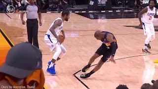 Paul George sends Chris Paul flying and drills a 3  Suns vs Clippers Game 5