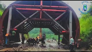 Twin Highway Tunnel Construction || Cross Passage Between Twin Tunnels || RaviKantRKProduction