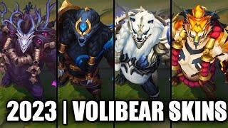 ALL VOLIBEAR SKINS SPOTLIGHT 2023 | League of Legends