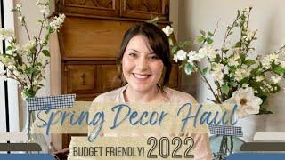 HUGE SPRING DECOR HAUL 2022//SPRING HOME DECOR IDEAS 2022//SIMPLE AND CLEAN SPRING DECOR