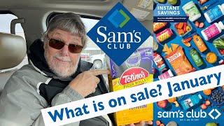 Lots of SALES! What you should BUY on sale at SAM'S CLUB for JANUARY 2025 MONTHLY INSTANT SAVINGS