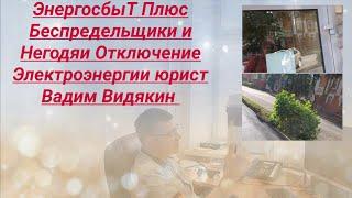 ЭнергосбыТ Плюс Беспредельщики и Негодяи Отключение Электроэнергии юрист Вадим Видякин