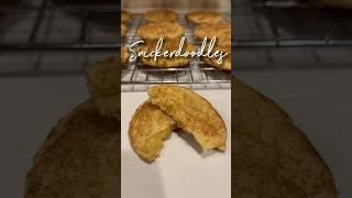 SNICKERDOODLE COOKIE RECIPE | Chewy and Delicious #recipe #cookies #snickerdoodle #shorts #baking