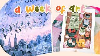 Making a Book Cover, and New Art! | A Week of Art | AD