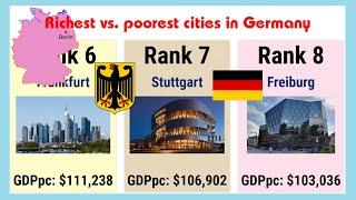 Richest vs. poorest cities in Germany| TOP 10 Channel