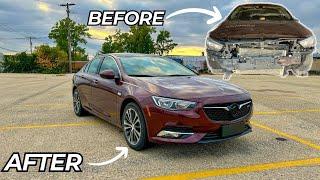 TIMELAPSE: REBUILDING A SALVAGE CRASHED 2020 BUICK REGAL SPORTBACK