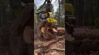 “Wood and Technology:The 1270G Harvester and Its H425 Head” #forest #lumberjack #johndeere #wood