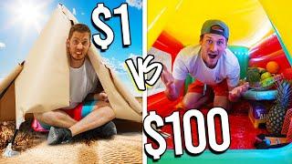 $1 VS $100 MICRO FORTS! *Budget Challenge*