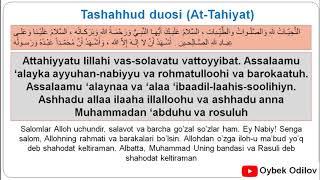 Tashahhud duosi (At-Tahiyat). Ташаххуд (Ат-Тахият). Tashahhud dua (Dua Attahiyat)