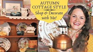 FALL DECOR Cottage Style - Shop & Decorate with Me! Thrifted & Antique Home Décor