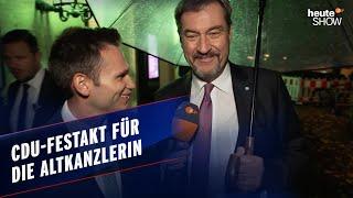 Merkel feiert ihren 70ten – und Fabian Köster muss draußen bleiben | heute-show vom 27.09.2024