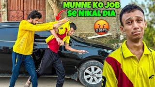 MUNNE KO JOB SE NIKAL DIA  PRANK !!!MISHKAT KHAN | VLOG