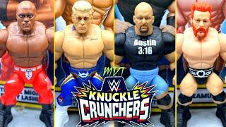 WWE KNUCKLE CRUNCHERS SERIES 2 FIGURE SET REVIEW!