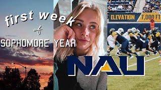 FIRST WEEK OF COLLEGE (SOPHOMORE YEAR) | NORTHERN ARIZONA UNIVERSITY