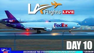 LIVE ANCHORAGE (ANC) TED STEVEN'S INTERNATIONAL AIRPORT | Alaska Plane Spotting | March 6, 2025