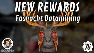 Fallout 76: New Fasnacht Rewards Datamining / Datamine for February 2025 (New Glowing Masks & Plans)