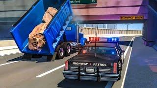 EPIC POLICE CHASES #5 - BeamNG Drive Crashes