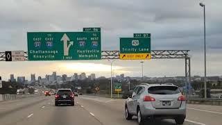 Entering North Nashville, Highway 65,  Tennessee, USA