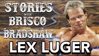 Lex Luger joins Stories with Brisco and Bradshaw.