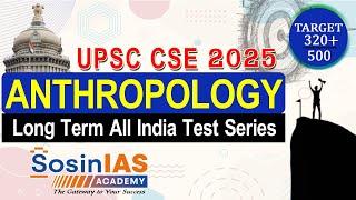 UPSC CSE 2025 | Best Anthropology  LAITS | Best Faculty Sosin Revella Ma'am| Sosin IAS  Academy Hyd