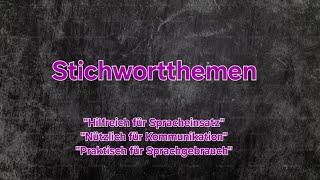 #30 Stichwortthemen # Wörter #Themen B2 &C1