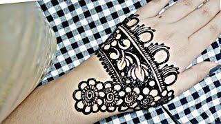 Simple & Stylish Mehndi Design - Mehndi Art by Hamna