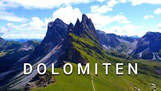 Wandern in den Dolomiten, Südtirol - (Geisler Spitzen, Seceda, Langkofel Gruppe, Karersee)