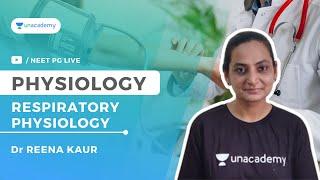 Respiratory Physiology | INI-CET | Dr Reena Kaur