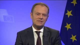 Donald Tusk on migration crisis in the Mediterranean