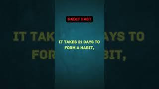 HABIT FACT  #factsphere #facts #shorts  #motivation