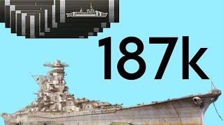 Yamato : 187k | WoWs Blitz