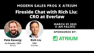 Fireside Chat with Rich Liu: CRO at Everlaw