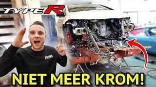 DIT IS HOE HET "RECHT TREKKEN" VAN ONZE SCHADE HONDA TYPE R IS GELUKT! |EP 5