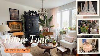 Elevate your home on a dime ￼ design .HOME TOUR on Thrifted finds. Spring / Summer Fresh