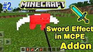 Minecraft sword swipe effect Addon   ||   MCPE  How to add.#2