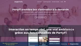 PartyFi : First animation box on demand - Promotional Video