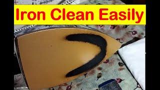 How to clean iron easily | cleaning iron bottom | iron cleaning tips | removing iron dark spots 