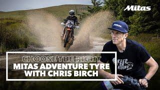 Choose the right Mitas adventure tyre with Chris Birch