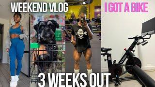 BRUTAL QUAD WORKOUT | I GOT MY SUIT | I got a bike Yesoul G1M Plus| 3 weeks out